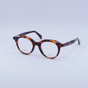 Celine CL41458 0086 00 Eyeglasses Havana 45mm Round Frame